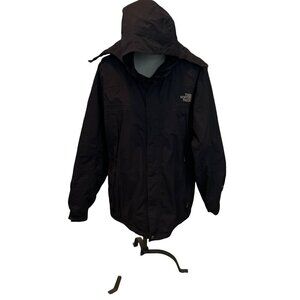 The North Face Men's Packable Size Large Insulated Black Hyvent Jacket Hooded